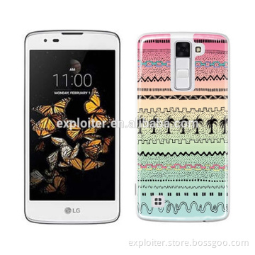 Ultra-thin soft plastic epoxy back case for LG K8 case